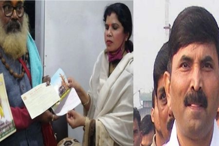 बाहुबली नेता की पत्नी व पूर्व MLC ने दिया 51 लाख रुपये का चंदा
