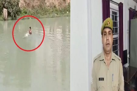 गहरे पानी में डूब रहा था शख्स, कांस्टेबल ने जान पर खेलकर ऐसे बचाया…