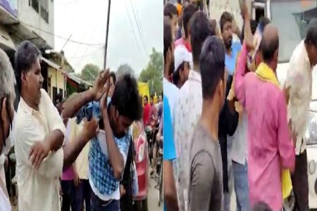 भीड़ का इंसाफ ‘ऑन द स्पॉट’ ! पिटाई का वीडियो सोशल मीडिया पर वायरल…