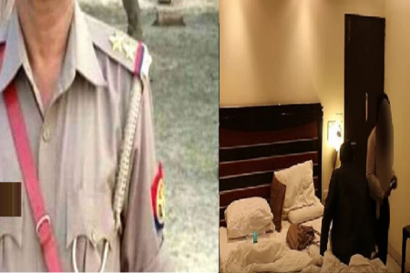 होटल में रंगरेलियां मना रहे थे इंस्पेक्टर साहब, पत्नी ने रंगे हाथों पकड़ा, जमकर चले लात-घूंसे