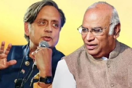 Tharoor Vs Kharge  : कांग्रेस अध्यक्ष पद के लिए मल्लिकार्जुन खड़गे और शशि थरूर ने किया नामांकन