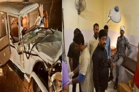 मंत्री नंद गोपाल नंदी के काफिले की गाड़ी ट्रैक्टर-ट्रॉली से टकराई, 4 जख्मी