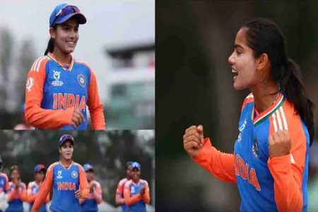 U-19 Women’s World Cup : वैष्णवी शर्मा ने वर्ल्ड कप में हैट्रिक लेकर मचाई सनसनी, मात्र 17 गेंदों में जीता भारत