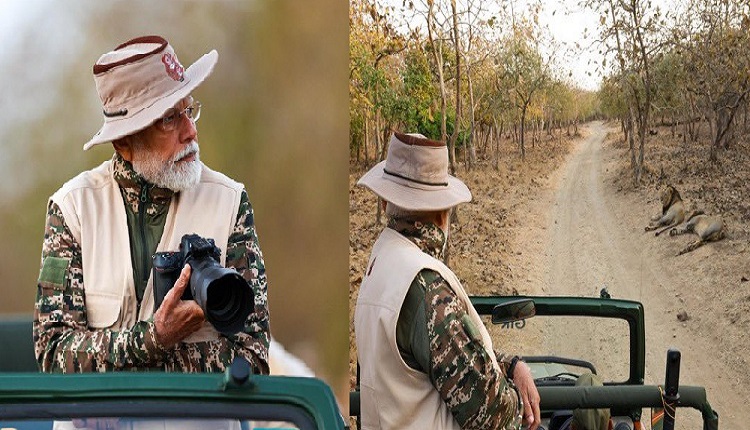 PM Narendra Modi visits Gir National Park