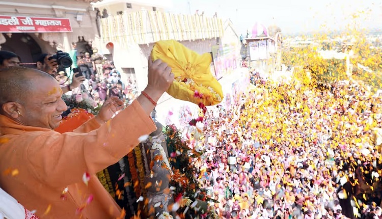 Yogi played Holi
