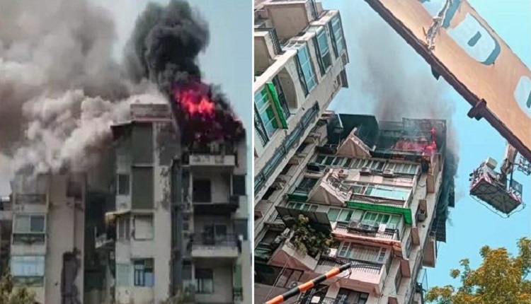 dwarka fire apartment