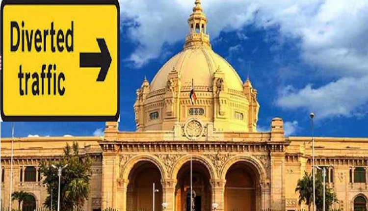 lucknow traffic diversion routes changed