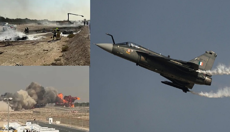 tejas crash dubai air show