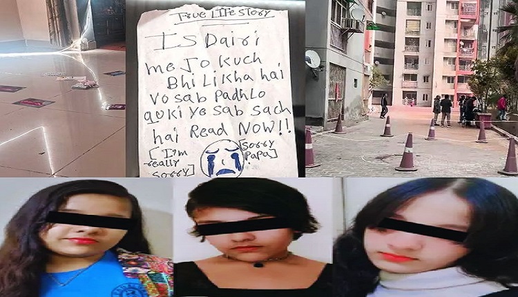 Ghaziabad three sisters suicide